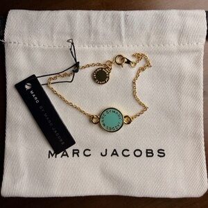 Marc Jacobs Gold Bracelet with Blue Charm